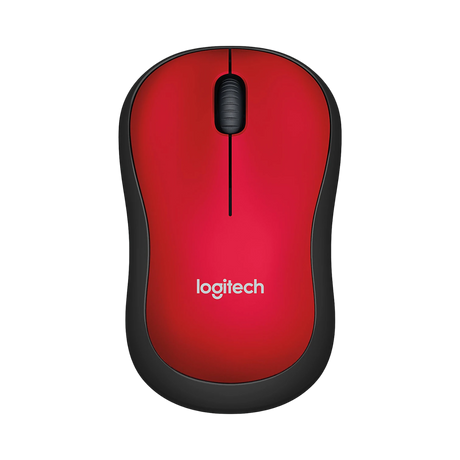 Logitech M185 Wireless Ambidextrous Optical Mouse (Red) — Being Shipped