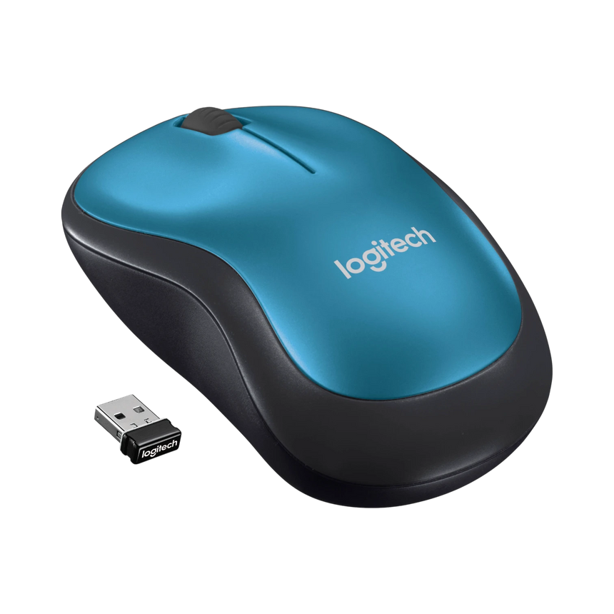 Logitech M185 Wireless Mouse (Blue/Black) — Being Shipped