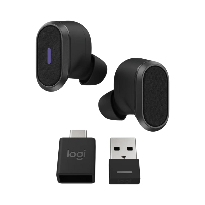 Logitech Zone Noise-Canceling True Wireless In-Ear Headphones (Graphite) — Being Shipped