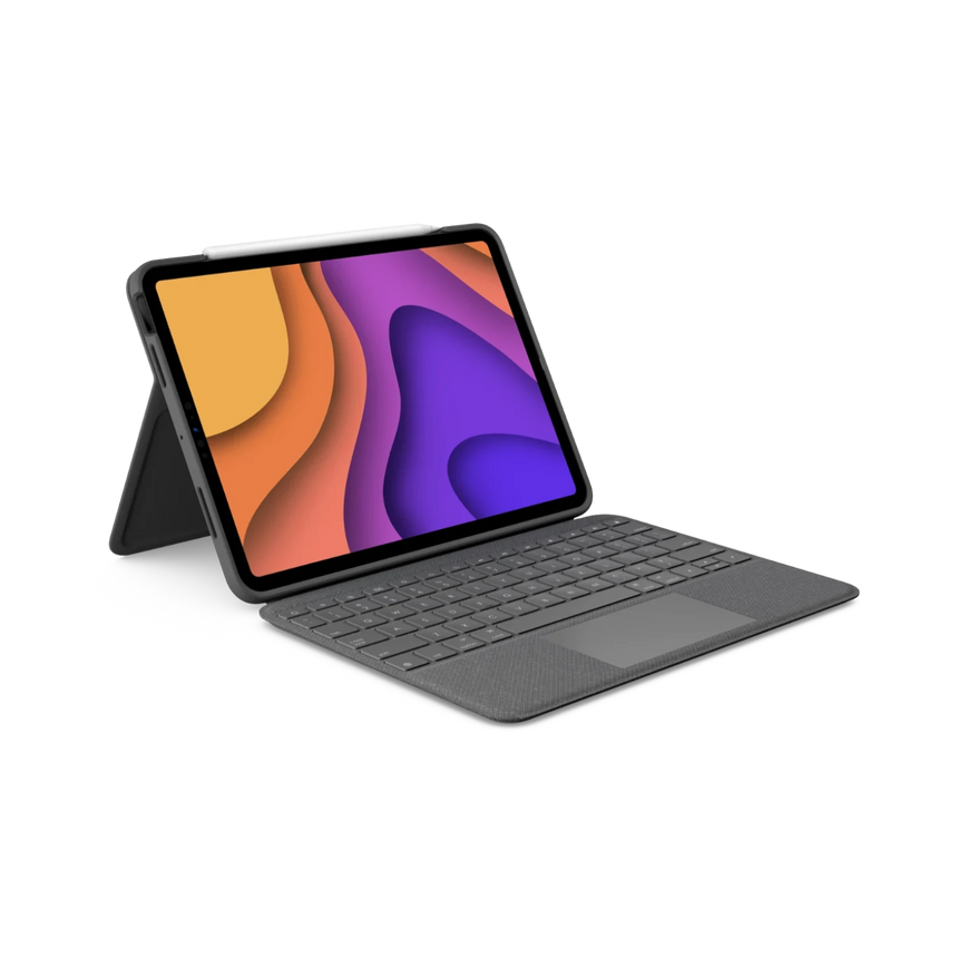 Logitech Folio Touch Keyboard and Trackpad Cover for iPad Air 4th & 5th Gen (Oxford Grey) — Being Shipped