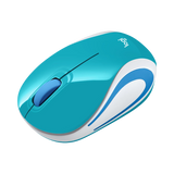 Logitech M187 Wireless Ambidextrous Optical USB Mouse (Teal) — Being Shipped