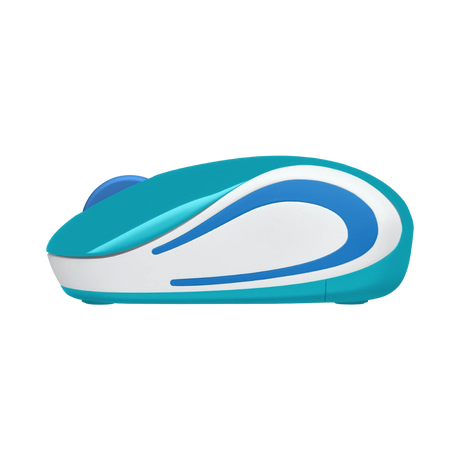 Logitech M187 Wireless Ambidextrous Optical USB Mouse (Teal) — Being Shipped