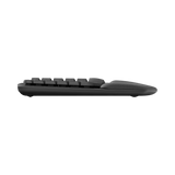 Logitech Wave Keys Wireless Ergonomic Keyboard (Graphite) — Being Shipped