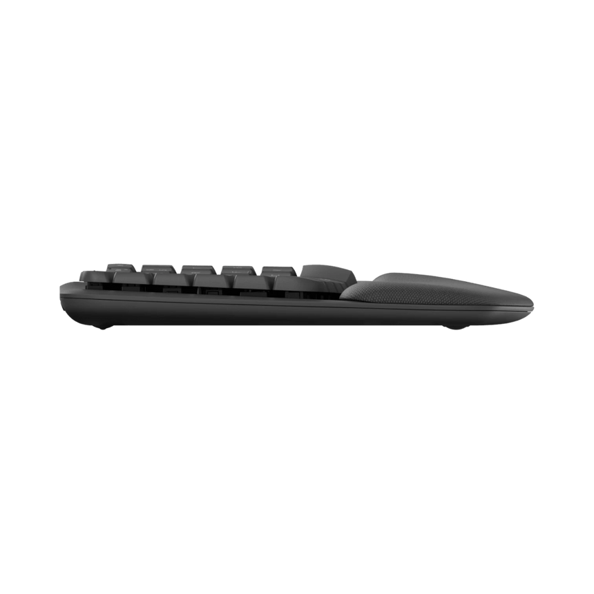 Logitech Wave Keys Wireless Ergonomic Keyboard (Graphite) — Being Shipped