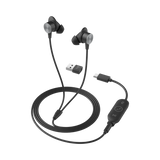 Logitech Zone Wired Earbuds Stereo Headset (Graphite) — Being Shipped