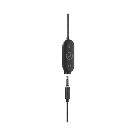 Logitech Zone Wired Earbuds Stereo Headset (Graphite) — Being Shipped