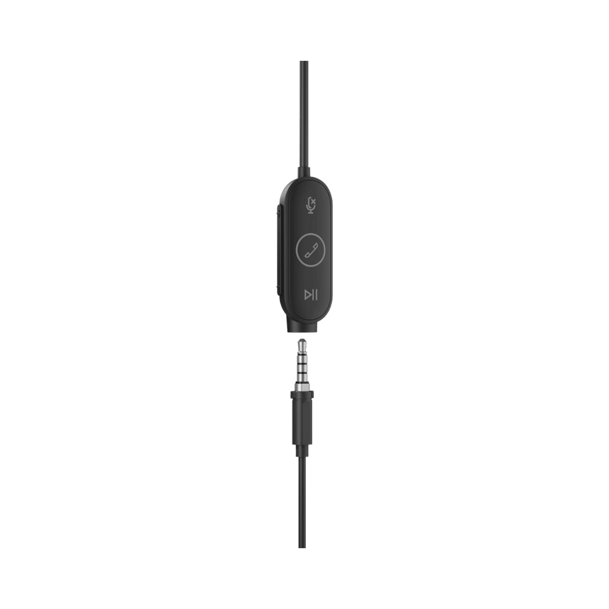 Logitech Zone Wired Earbuds Stereo Headset (Graphite) — Being Shipped