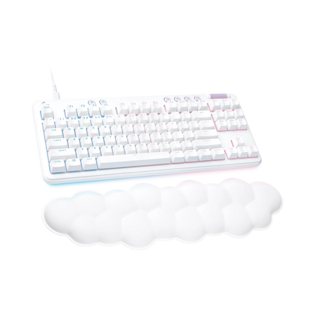 Logitech G G713 Mechanical Gaming Keyboard (White Mist, GX Blue Switches) — Being Shipped