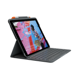 Logitech Slim Folio Plastic Keyboard Case for 10.2" iPad (Graphite) — Being Shipped