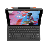 Logitech Slim Folio Plastic Keyboard Case for 10.2" iPad (Graphite) — Being Shipped