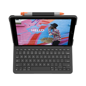 Logitech Slim Folio Plastic Keyboard Case for 10.2" iPad (Graphite) — Being Shipped