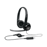 Logitech USB Headset H390 (Black) — Being Shipped