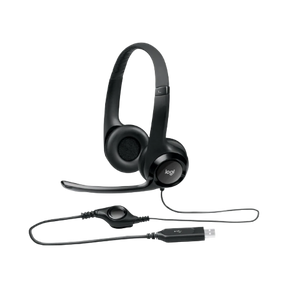 Logitech USB Headset H390 (Black) — Being Shipped