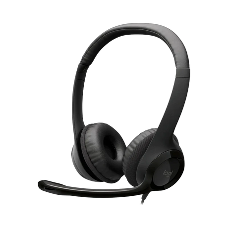Logitech USB Headset H390 (Black) — Being Shipped