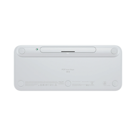 Logitech POP ICON KEYS Wireless Keyboard (Off-White & Orange) — Being Shipped