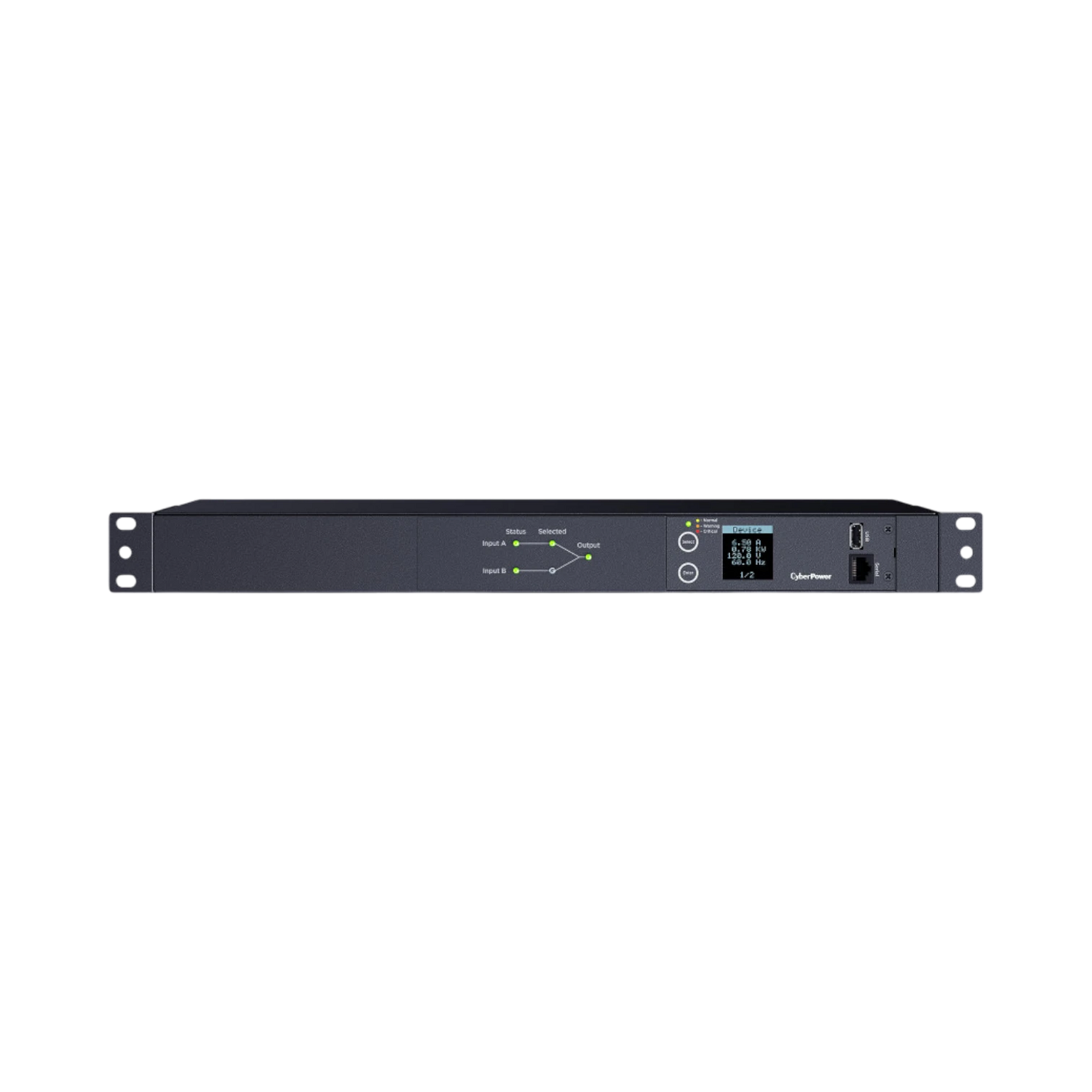 CyberPower PDU24002 Metered ATS PDU (20A, 100 to 120 VAC) — Being Shipped