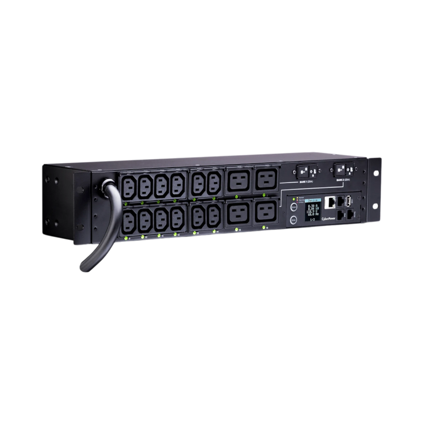 CyberPower 16-Outlet PDU41008 Rackmount Switched Power Distribution Unit (240V) — Being Shipped