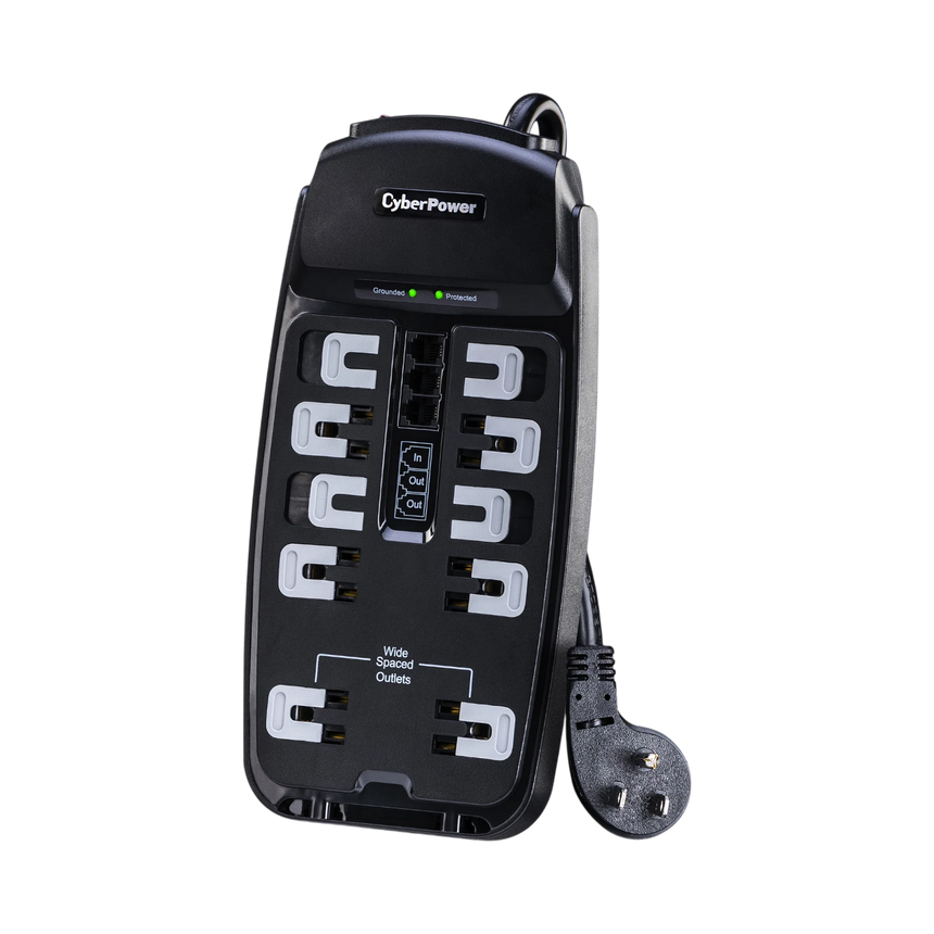 CyberPower Home Office 10-Outlet Surge Protector Module — Being Shipped