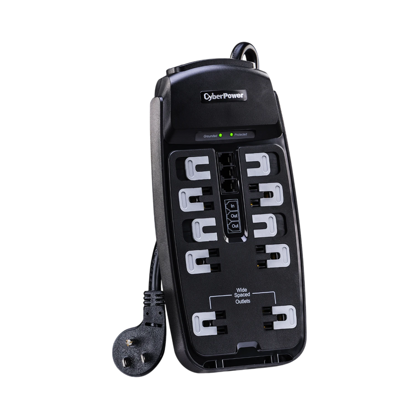 CyberPower Home Office 10-Outlet Surge Protector Module — Being Shipped