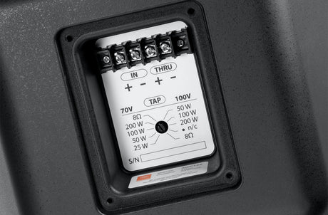 JBL AWC82 All-Weather 8" 2-Way 250W Passive Coaxial Loudspeaker (Single, Black) — Being Shipped