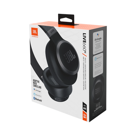 JBL Live 660NC Noise-Canceling Wireless Over-Ear Headphones (Black) — Being Shipped