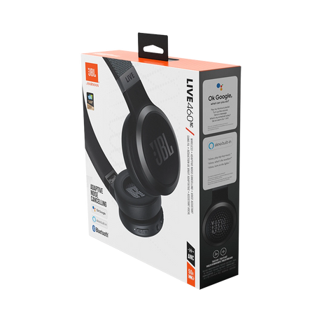 JBL Live 460NC Noise-Canceling Wireless On-Ear Headphones (Black) — Being Shipped