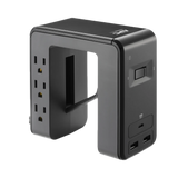 APC Essential SurgeArrest 6-Outlet Surge Protector with USB Type-A & C Ports (120V, Black) — Being Shipped