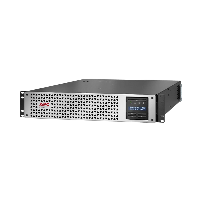 APC Smart-UPS, Line Interactive, 3kVA, Lithium-ion, Rackmount 2U, 120V, 2x NEMA 5-20R+6x NEMA 5-15R outlets, SmartConnect Port+Network Card, AVR, LCD — Being Shipped