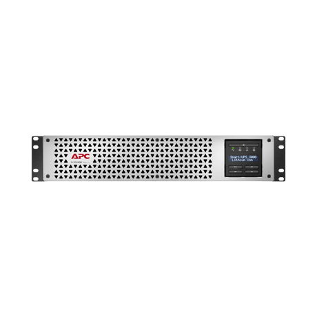APC Smart-UPS, Line Interactive, 3kVA, Lithium-ion, Rackmount 2U, 120V, 2x NEMA 5-20R+6x NEMA 5-15R outlets, SmartConnect Port+Network Card, AVR, LCD — Being Shipped