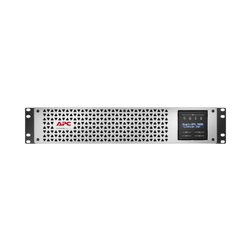 APC Smart-UPS, Line Interactive, 3kVA, Lithium-ion, Rackmount 2U, 120V, 2x NEMA 5-20R+6x NEMA 5-15R outlets, SmartConnect Port+Network Card, AVR, LCD — Being Shipped