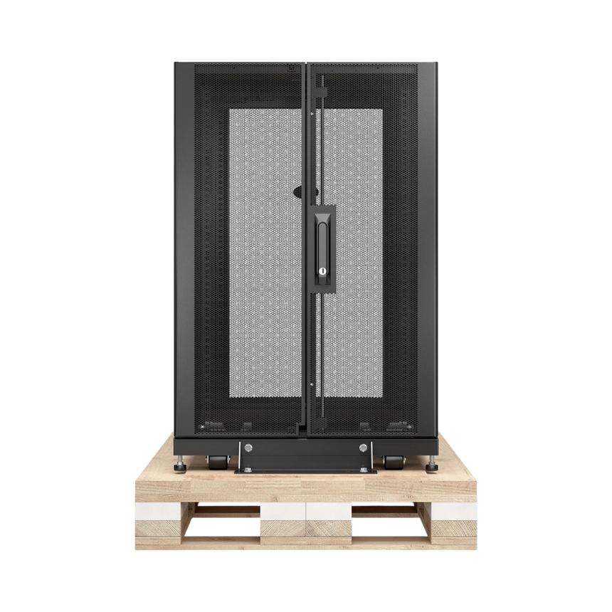 APC NetShelter SX, Server Rack Enclosure, 18U, Shock Packaging, Black, 925H x 600W x 900D mm — Being Shipped