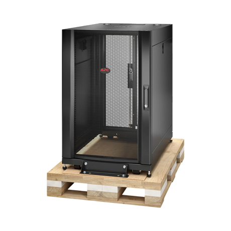 APC NetShelter SX, Server Rack Enclosure, 18U, Shock Packaging, Black, 925H x 600W x 900D mm — Being Shipped
