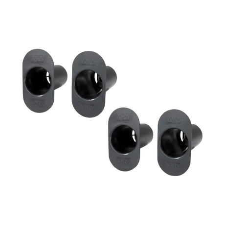 APC NetShelter Cable Management, Vertical Cable Manager, Spools for Vertical Fiber Organizer, Set of 4, Black, 64 x 119 x 103 mm — Being Shipped