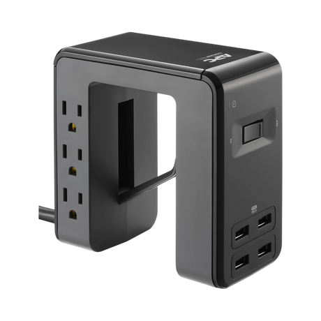 APC SurgeArrest Essential Multi-Use 6 Outlet with 4 Port 4.8A USB Charger 120V — Being Shipped