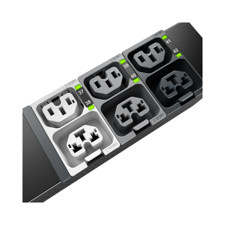 APC NetShelter Rack PDU Advanced, Metered Outlet, 3Phase, 17.3kW, 208V 60A, 42 Outlets, 460P9 — Being Shipped