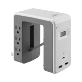 APC Essential SurgeArrest 6-Outlet Surge Protector with USB Type-A & C Ports (120V, White) — Being Shipped