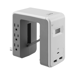 APC Essential SurgeArrest 6-Outlet Surge Protector with USB Type-A & C Ports (120V, White) — Being Shipped