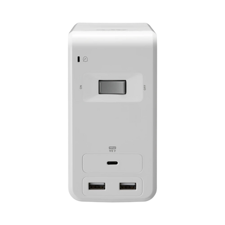APC Essential SurgeArrest 6-Outlet Surge Protector with USB Type-A & C Ports (120V, White) — Being Shipped