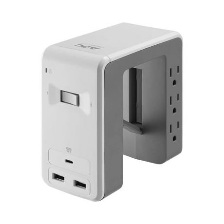 APC Essential SurgeArrest 6-Outlet Surge Protector with USB Type-A & C Ports (120V, White) — Being Shipped