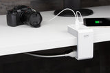 APC Essential SurgeArrest 6-Outlet Surge Protector with USB Type-A & C Ports (120V, White) — Being Shipped