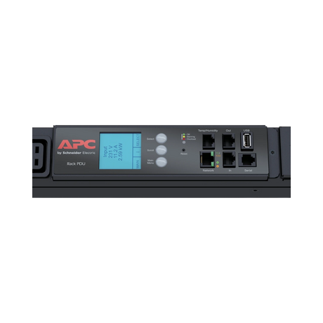 APC Rack PDU 2G, Metered, ZeroU, 17.3kW, 240V, (30) C13 & (12) C19 — Being Shipped