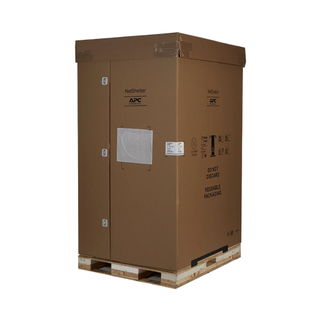 APC NetShelter SX, Server Rack Enclosure, 48U, Shock Packaging, 2000 lbs, Black, 2258H x 600W x 1200D mm [TAA] — Being Shipped