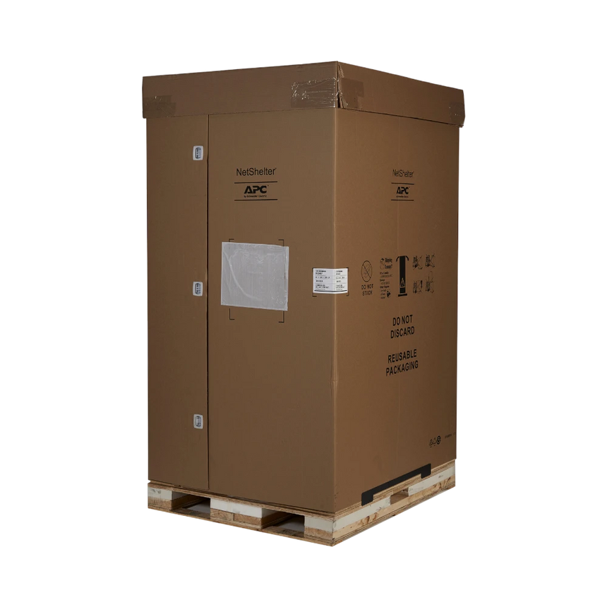 APC NetShelter SX, Server Rack Enclosure, 48U, Shock Packaging, 2000 lbs, Black, 2258H x 600W x 1200D mm [TAA] — Being Shipped