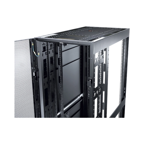 APC NetShelter SX, Server Rack Enclosure, 48U, Shock Packaging, 2000 lbs, Black, 2258H x 600W x 1200D mm [TAA] — Being Shipped