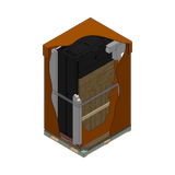 APC NetShelter SX, Server Rack Enclosure, 48U, Shock Packaging, 2000 lbs, Black, 2258H x 600W x 1200D mm [TAA] — Being Shipped