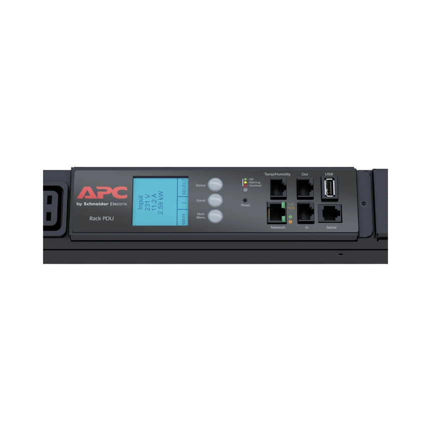 APC AP8866 18-Outlet Metered Zero RU 2G Rack PDU (60A, 208V) — Being Shipped