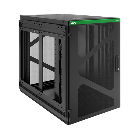 APC NetShelter 18U Wallmount Rack Enclosure Cabinet Side Mount UPS Depth — Being Shipped