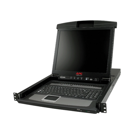 APC 17" Rack LCD Console with Integrated 16 Port Analog KVM Switch — Being Shipped
