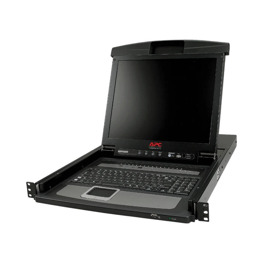 APC 17" Rack LCD Console with Integrated 16 Port Analog KVM Switch — Being Shipped