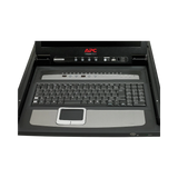 APC 17" Rack LCD Console with Integrated 16 Port Analog KVM Switch — Being Shipped
